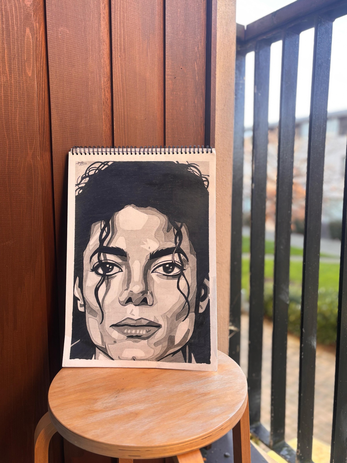 The King — portrait of Michael Jackson
